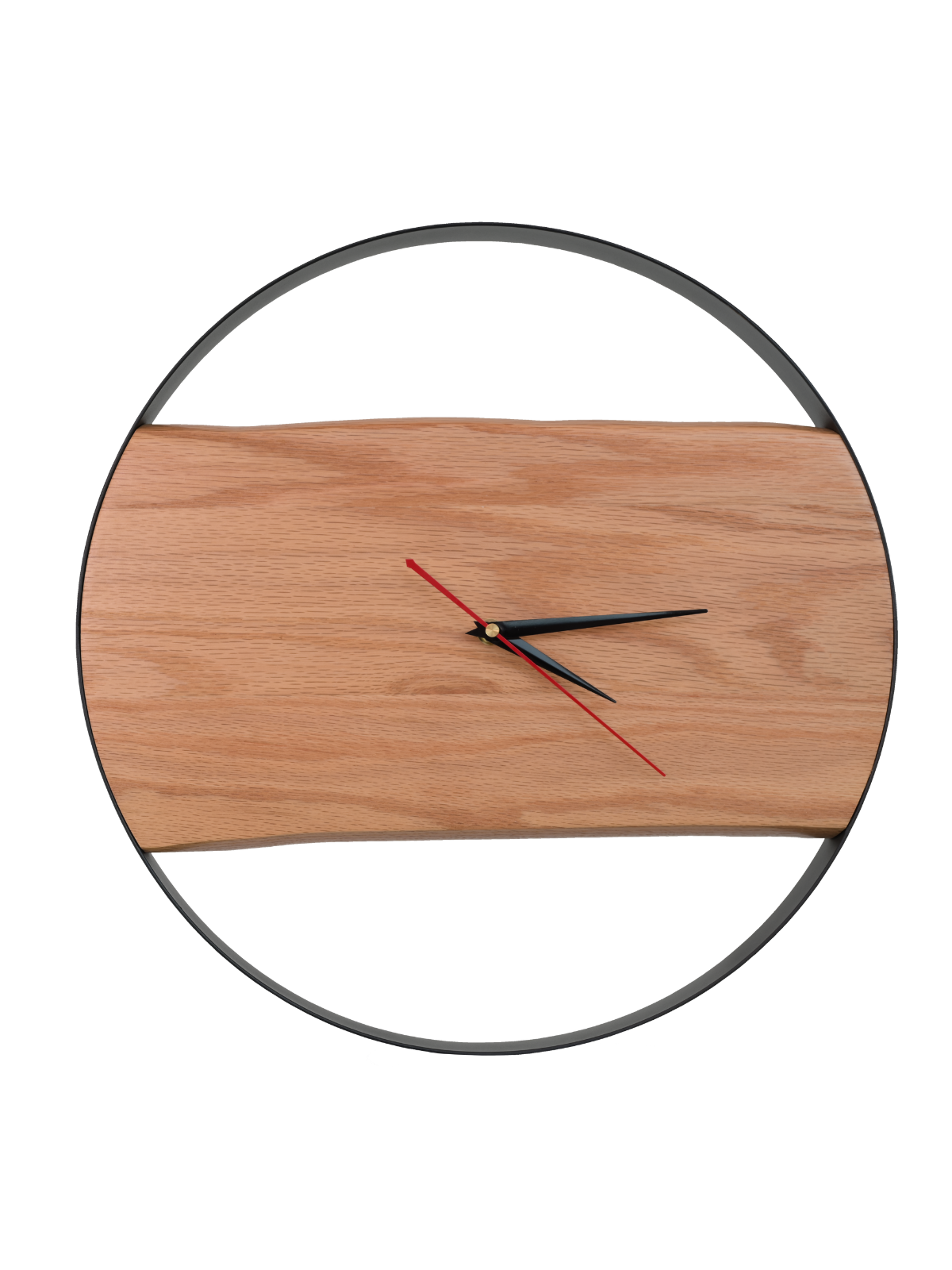 Rustikale Wanduhr