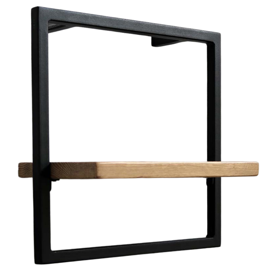 Wandregal Small Schwarz Gerahmt I Industrial Style