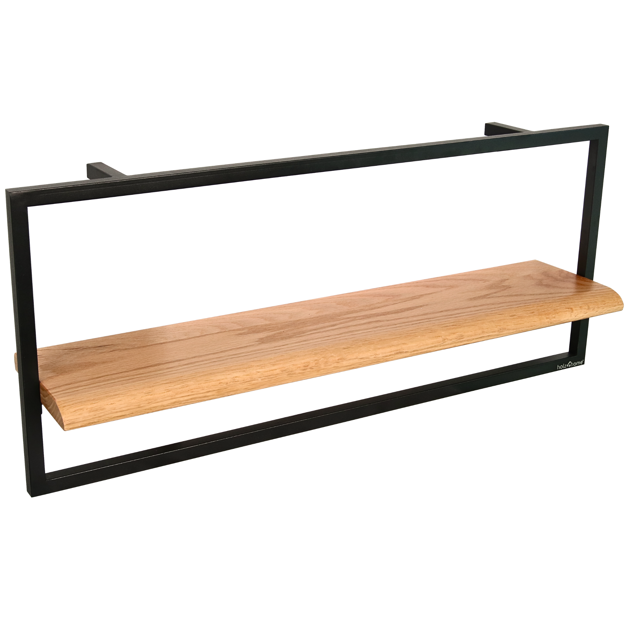 Wandregal long in schwarz gerahmt von holz4home®