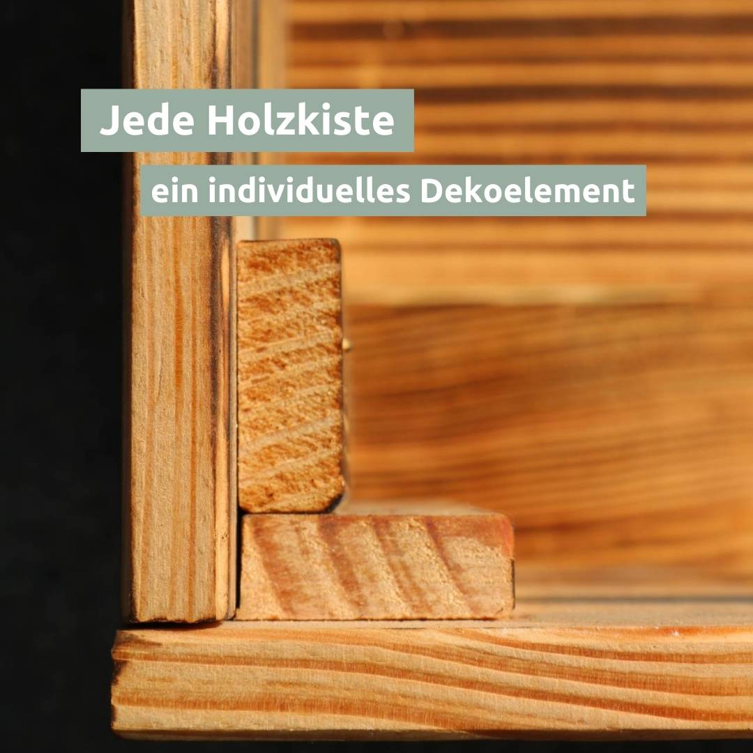 Holzkiste | Weinkiste „natur“ zum Dekorieren von holz4home®