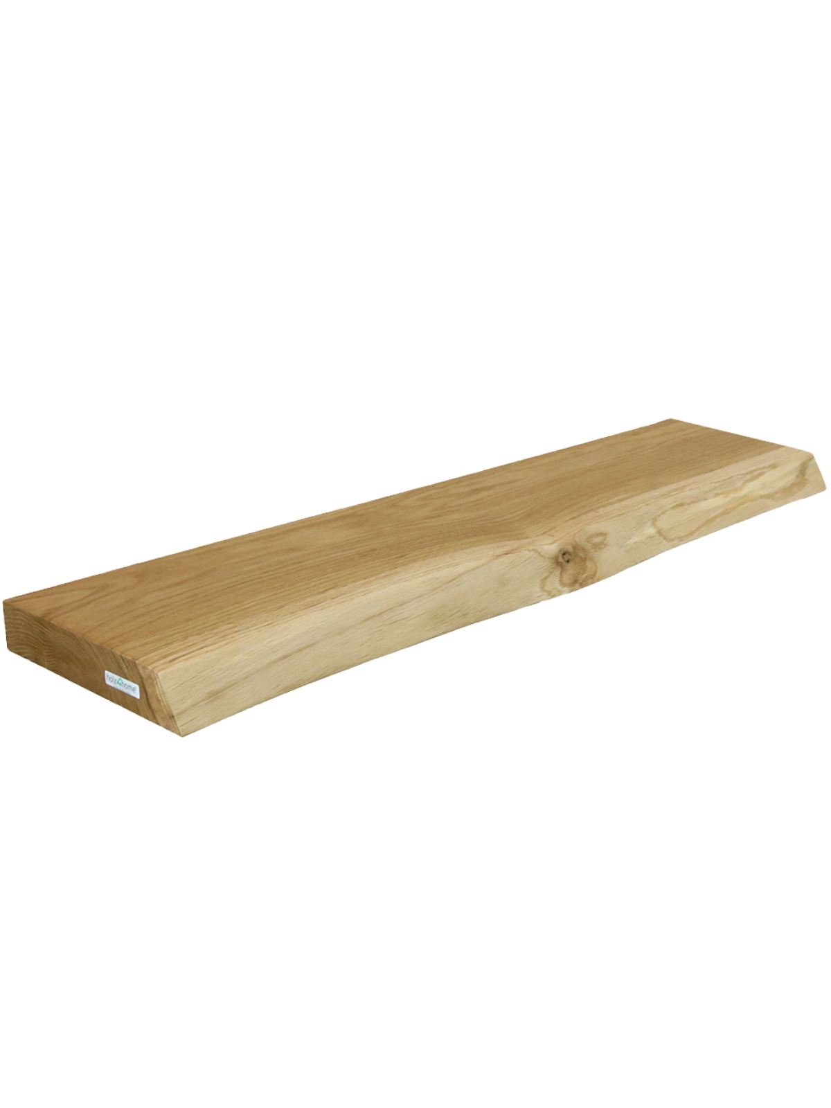 Schwebendes Wandregal 80cm mit Baumkante