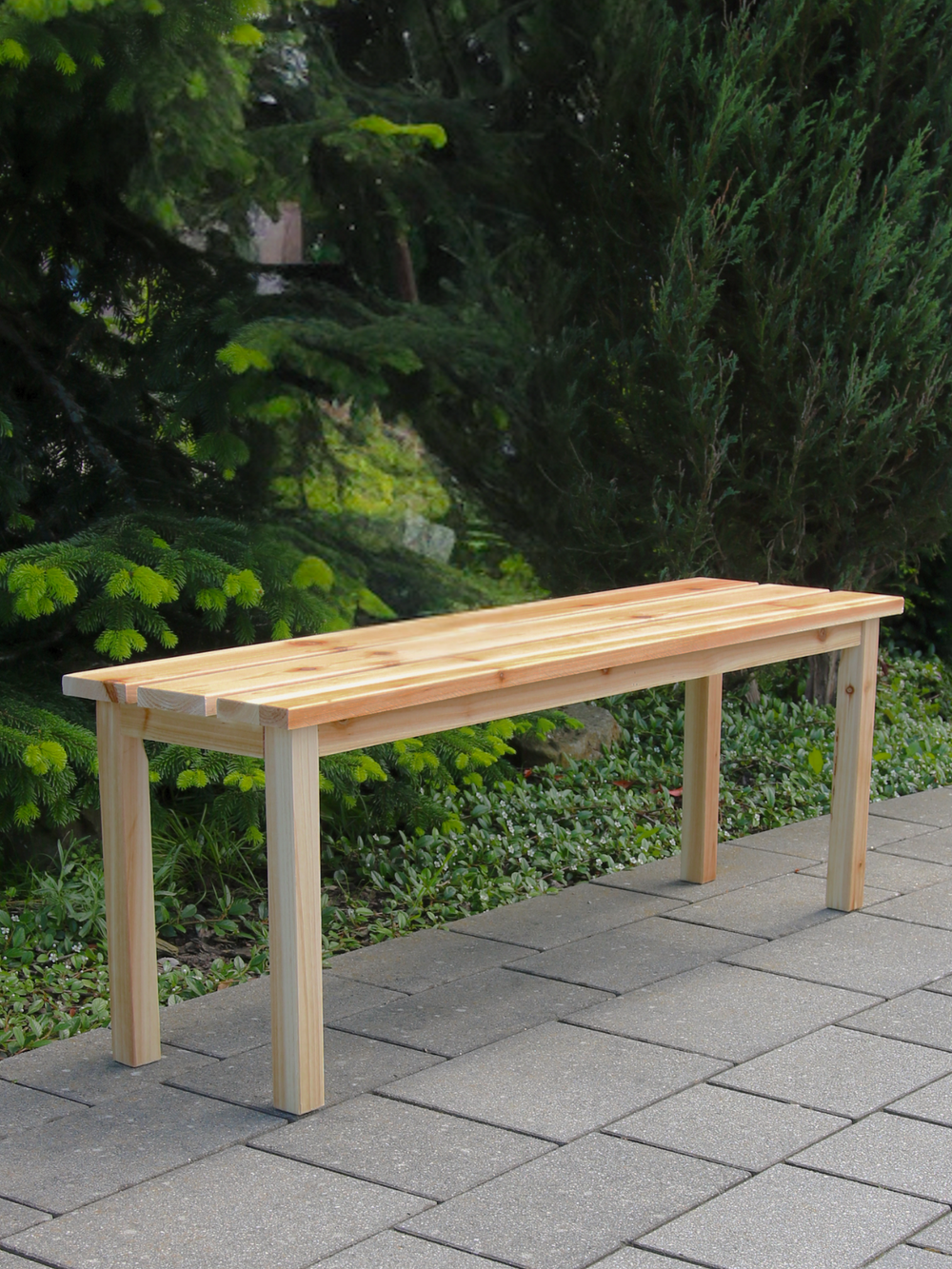 Gartenbank aus Tannenholz