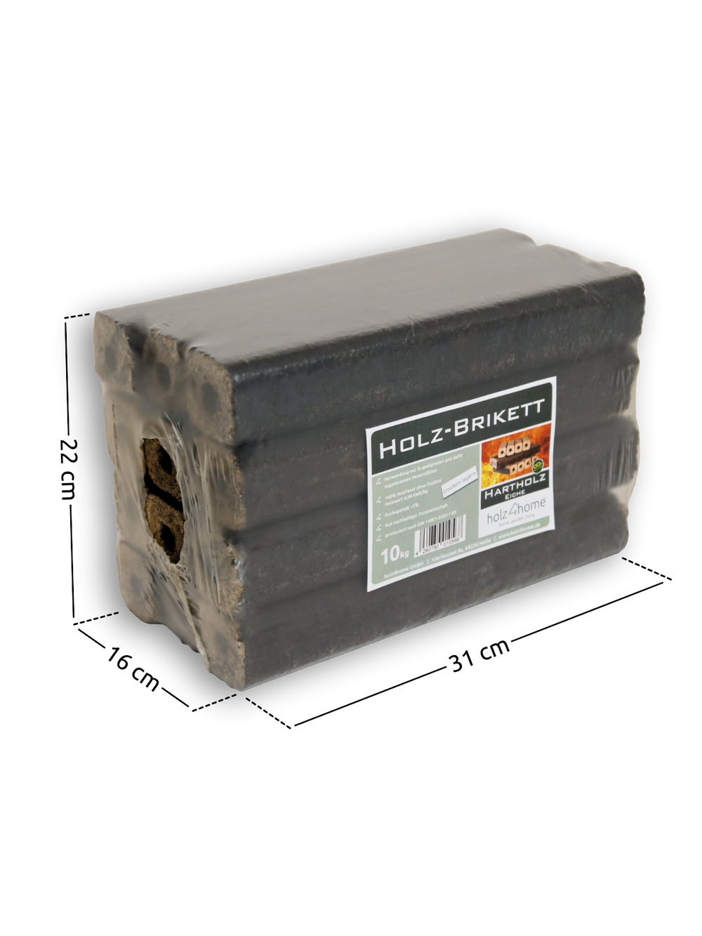 Pini Kay Eichenbriketts 100% ohne Zusätze I 960kg Palette