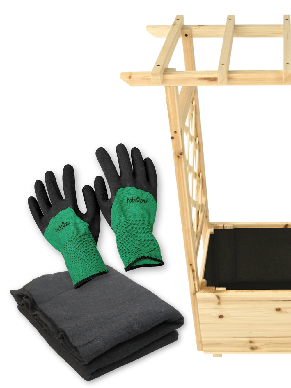 Pflanzkasten mit Dach S