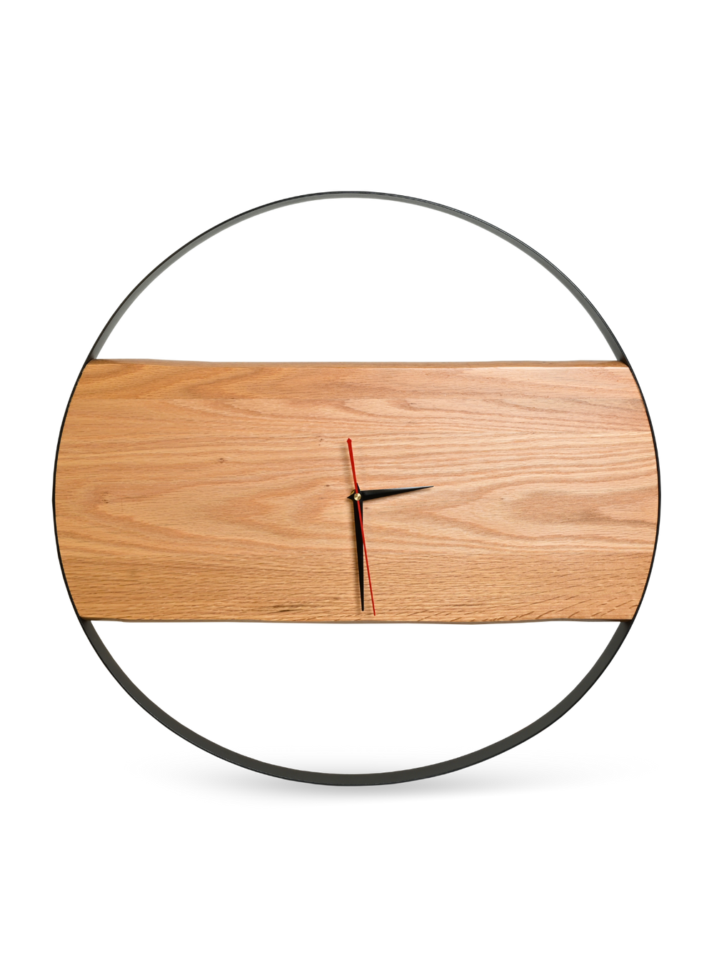 Rustikale Wanduhr