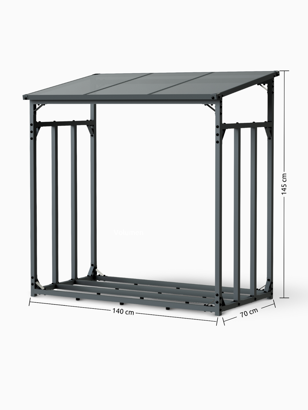 Kaminholzunterstand