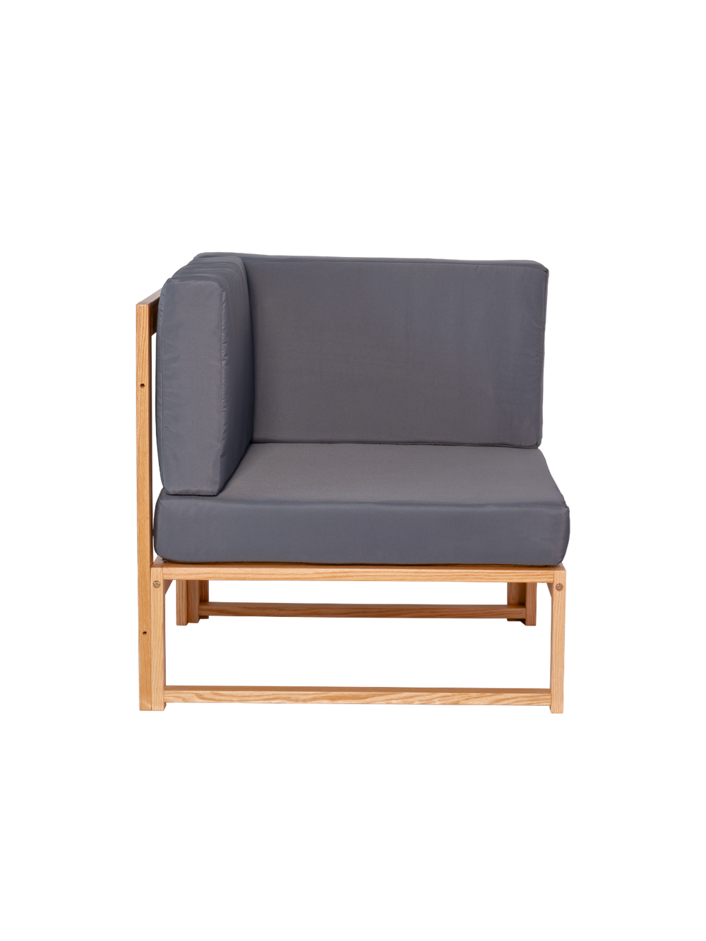 Gartenlounge Eiche - Anthrazit