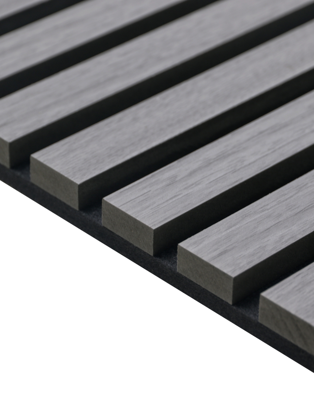 Akustikpaneele Dunkelgrau 240x60cm - 4er Set