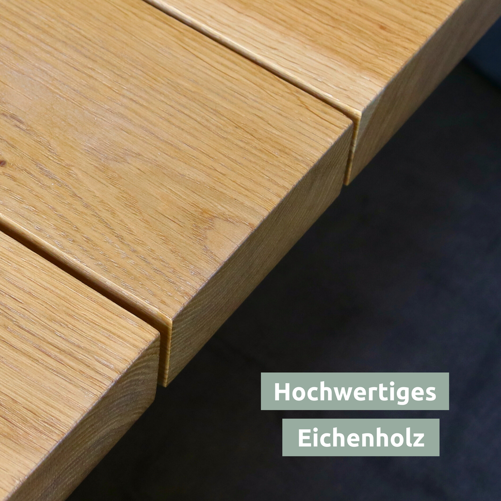 Eichenbank für den Aussenbereich