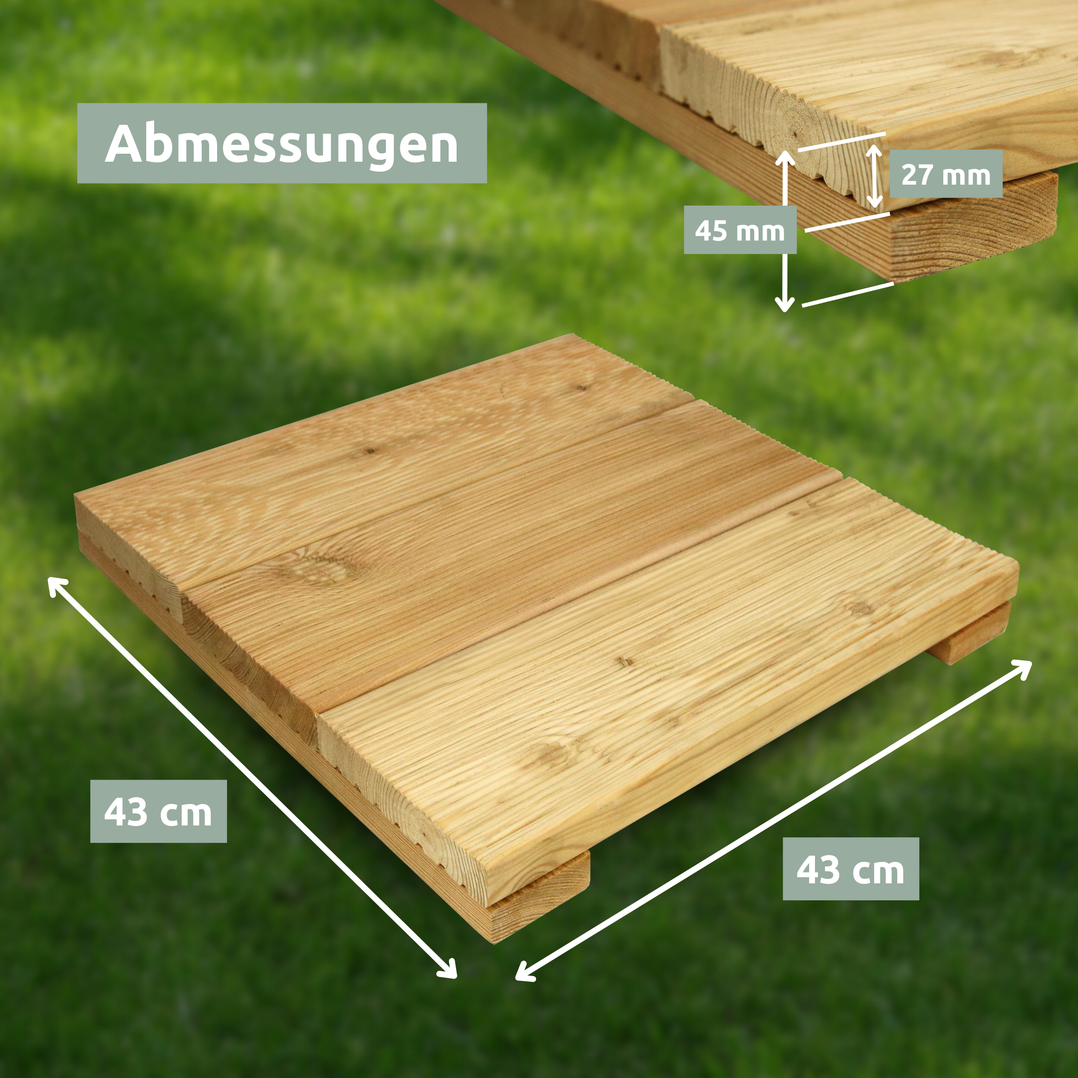 Holz-Fliese Lärche