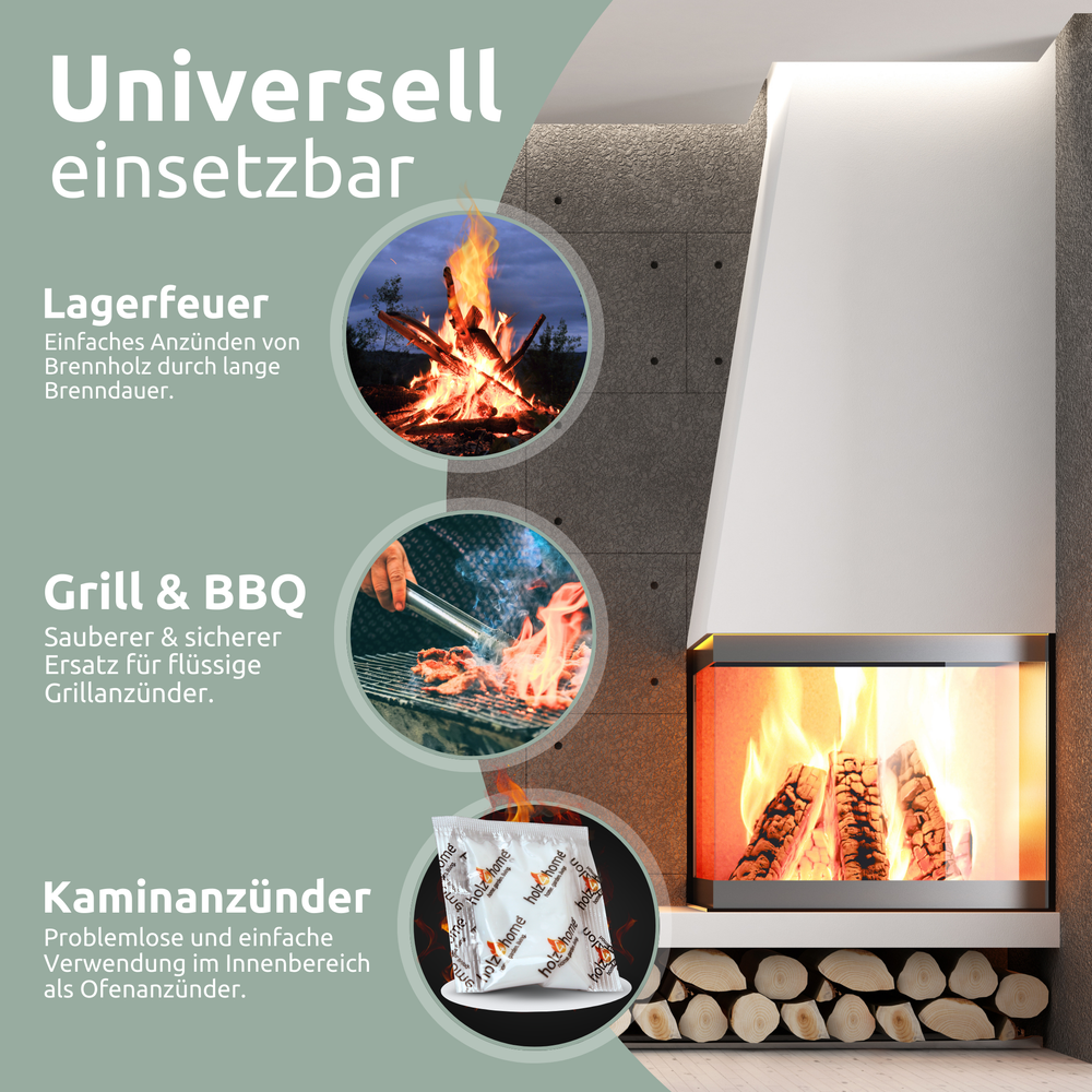 Kaminanzünder Grillanzünder 500 Stk.