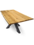 Massivholztisch mit Baumkante 180x85cm