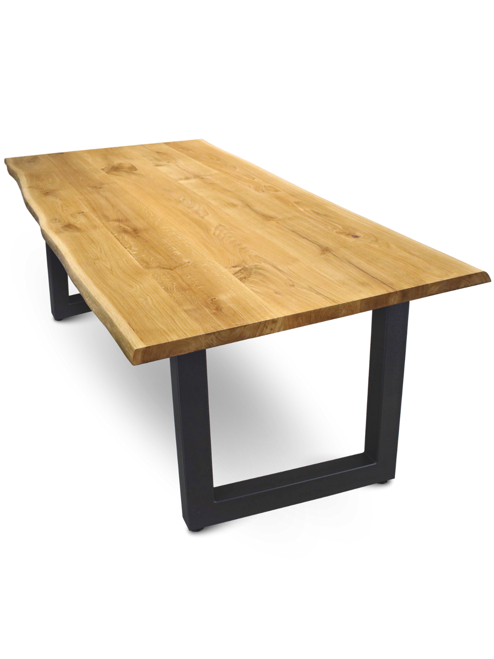Massivholztisch mit Baumkante 180cm x 85cm