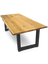 Massivholztisch mit Baumkante 180cm x 85cm